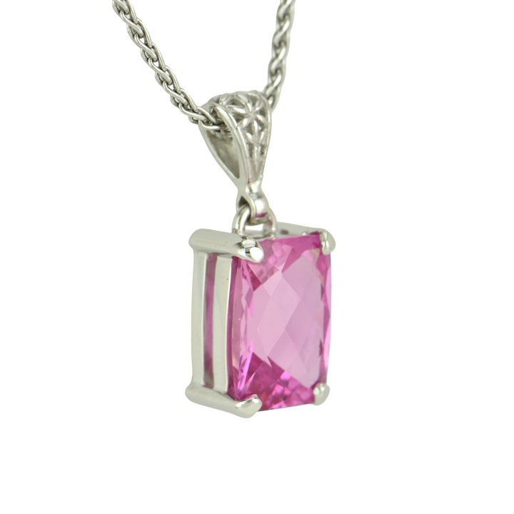 Shasta Pink Sapphire Pendant