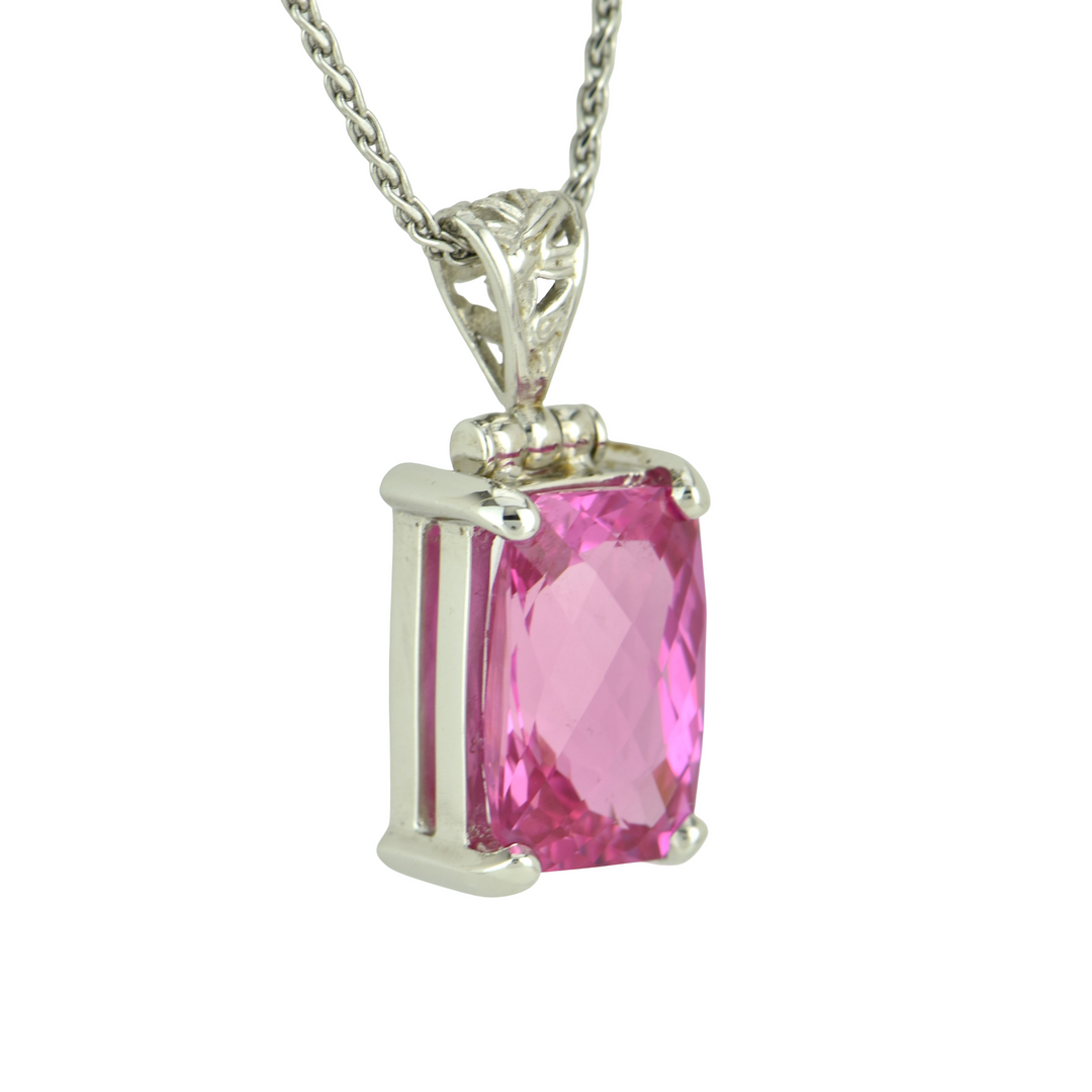 Shasta Pink Sapphire Pendant