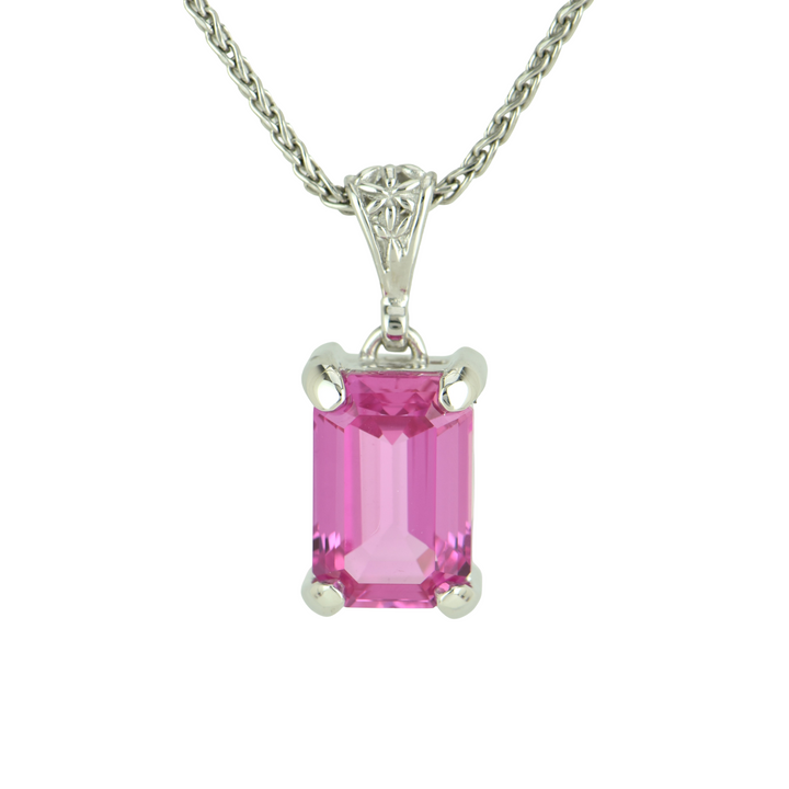 Shasta Pink Sapphire Pendant
