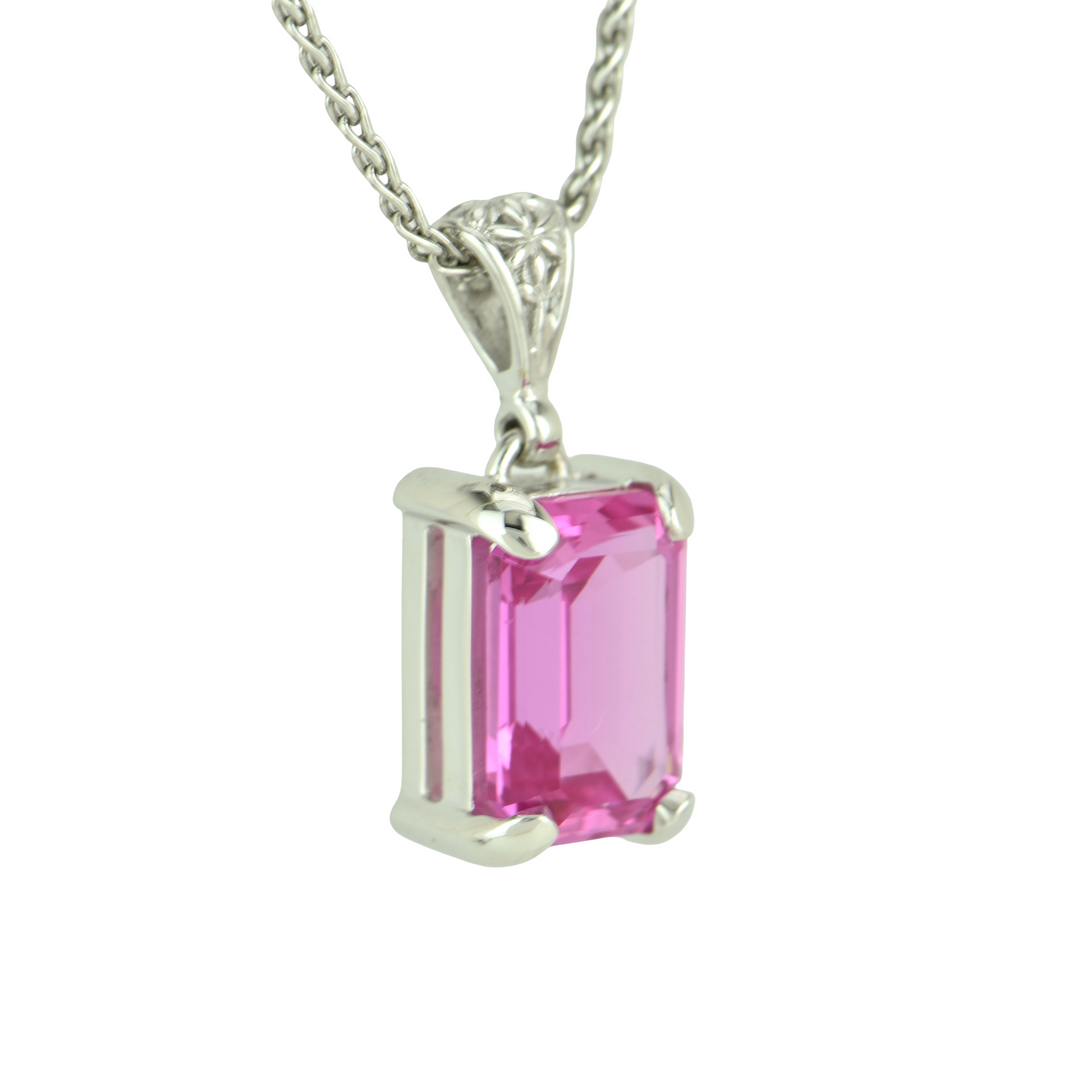 Shasta Pink Sapphire Pendant