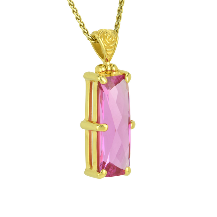 Shasta Pink Sapphire Pendant