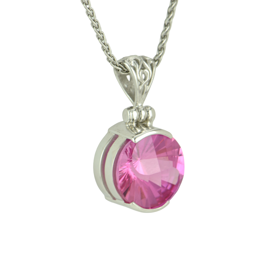 Shasta Pink Sapphire Pendant