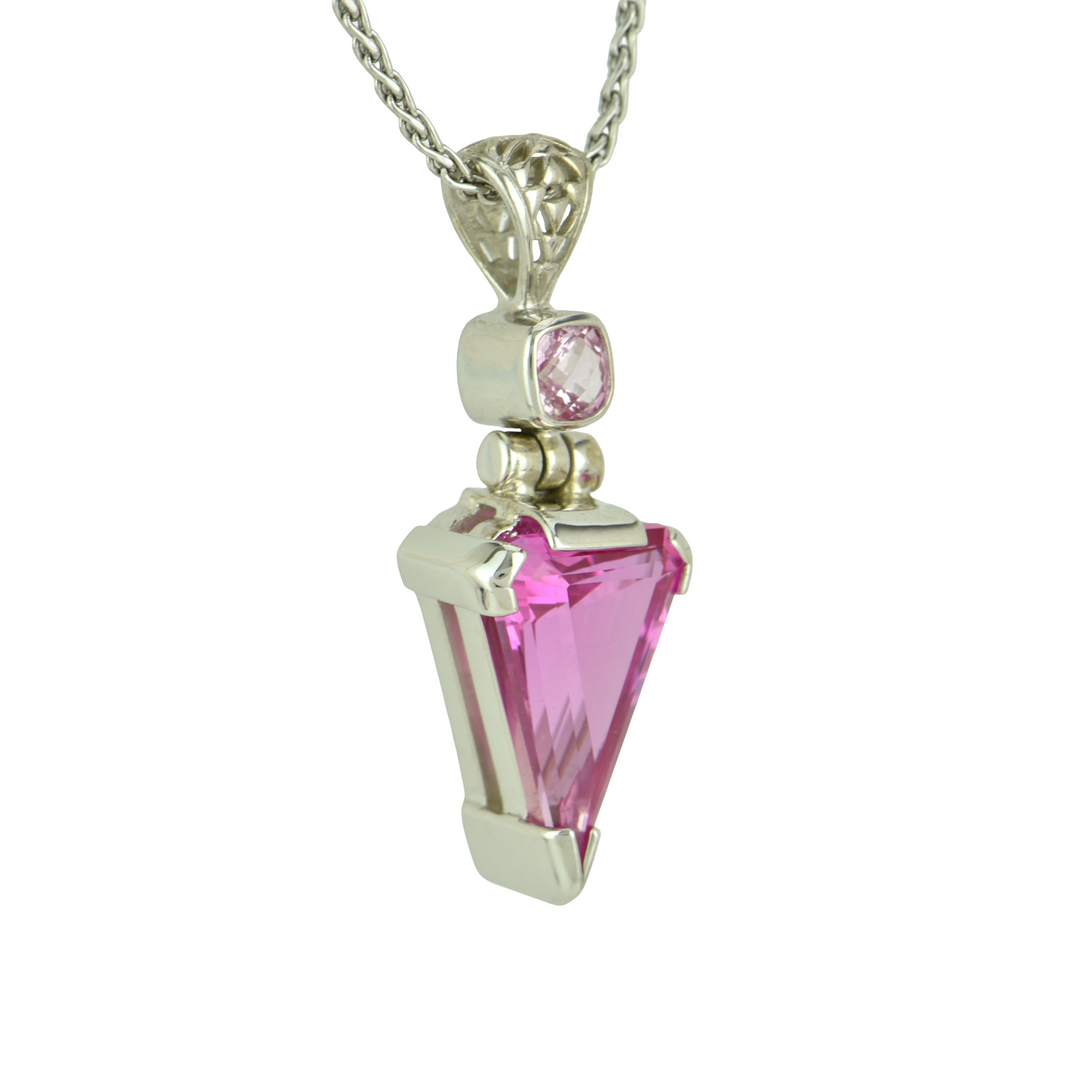 Shasta Pink Sapphire Pendant