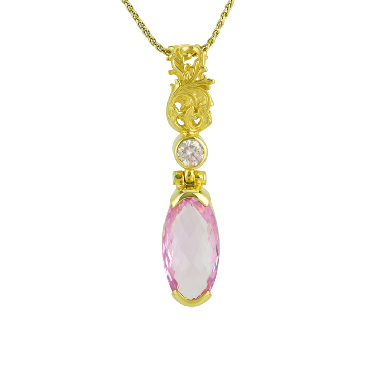 Shasta Pink Sapphire Pendant
