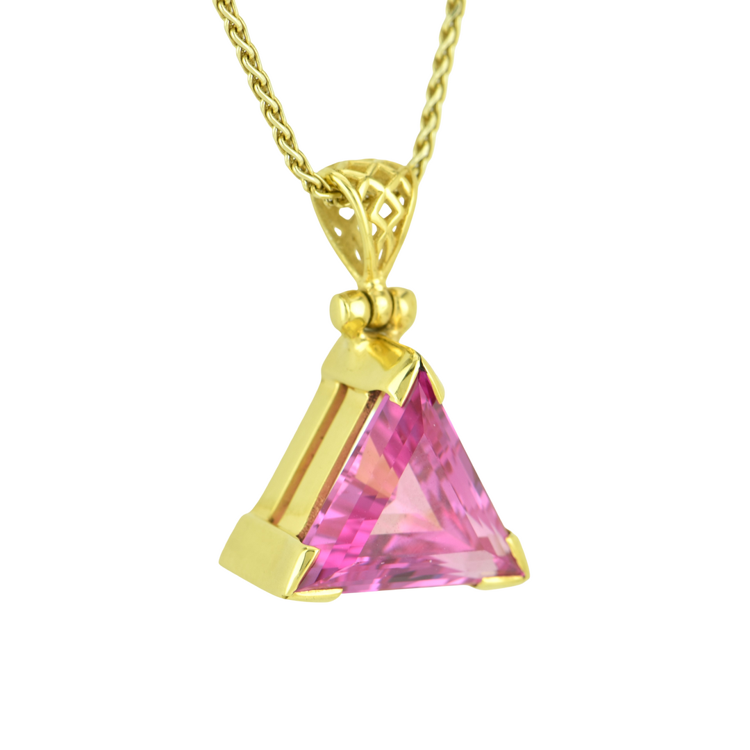 Shasta Pink Sapphire Pendant