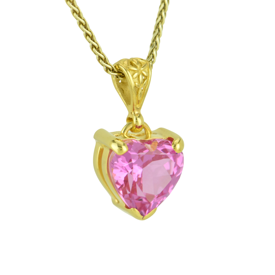 Shasta Pink Sapphire Pendant