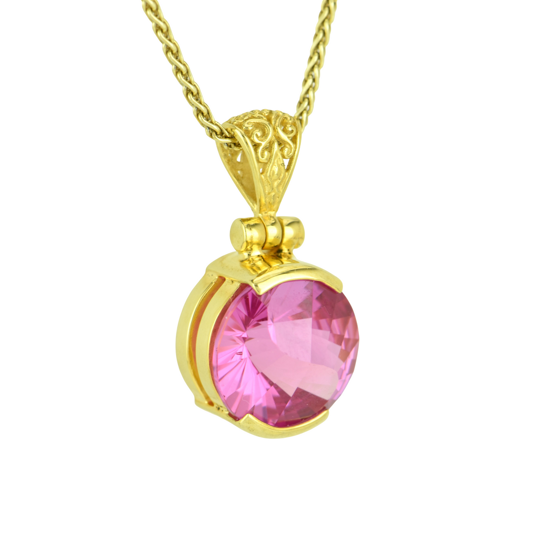 Shasta Pink Sapphire Pendant