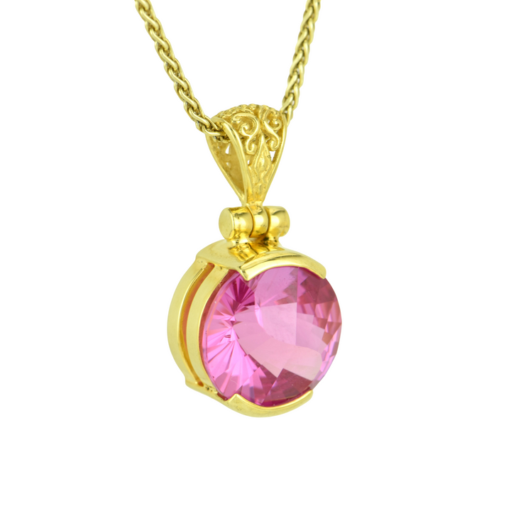 Shasta Pink Sapphire Pendant