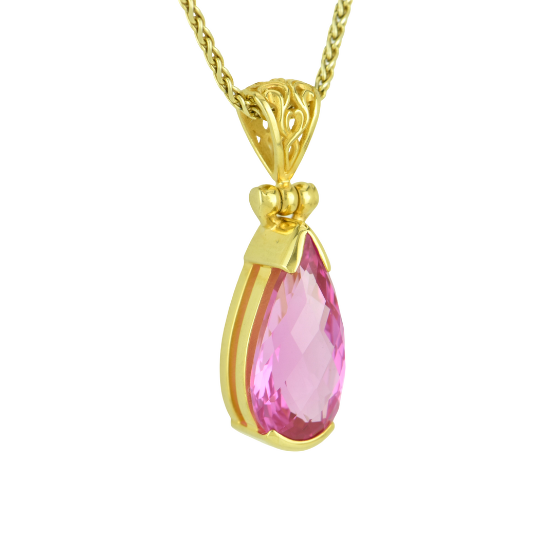 Shasta Pink Sapphire Pendant