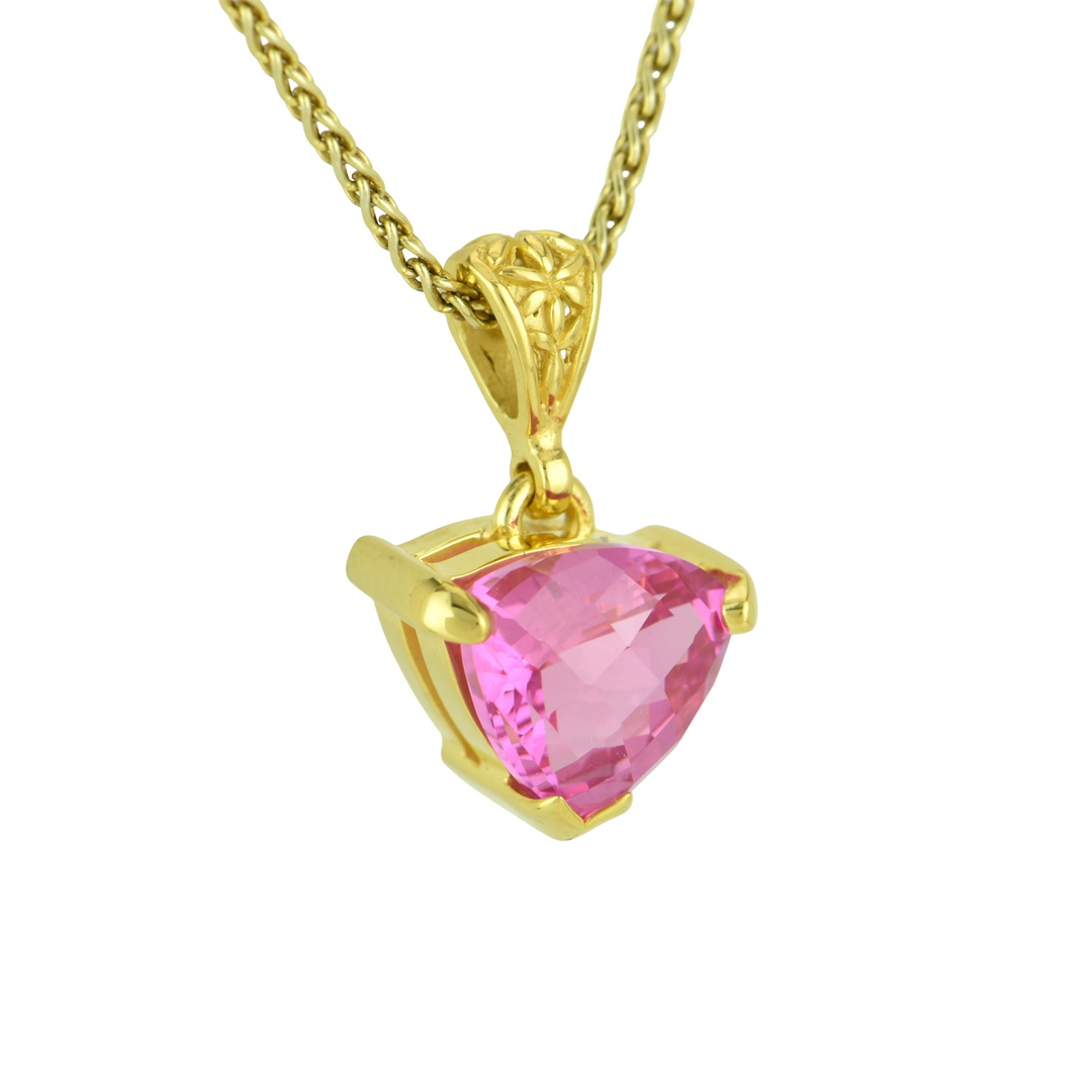 Shasta Pink Sapphire Pendant