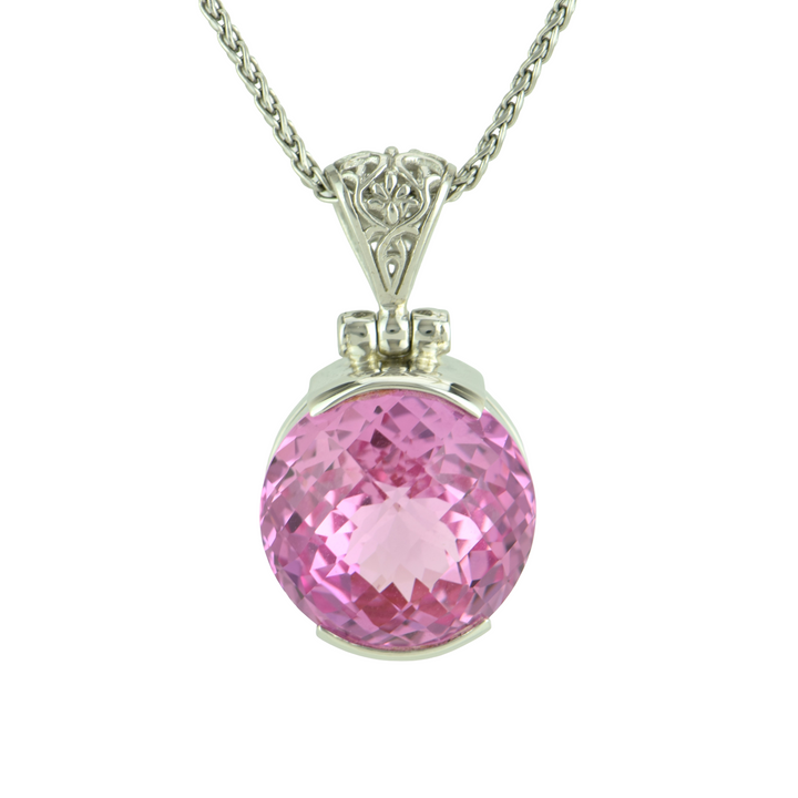 Shasta Pink Sapphire Pendant