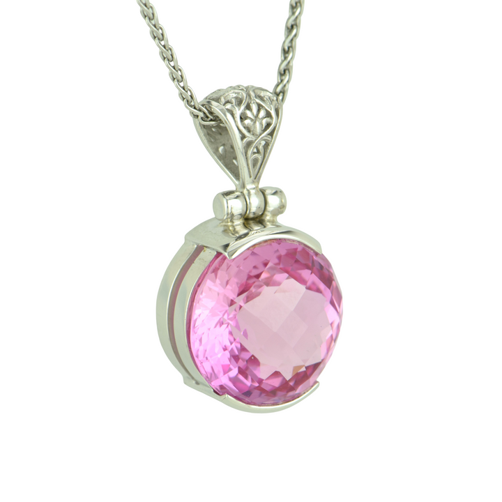Shasta Pink Sapphire Pendant