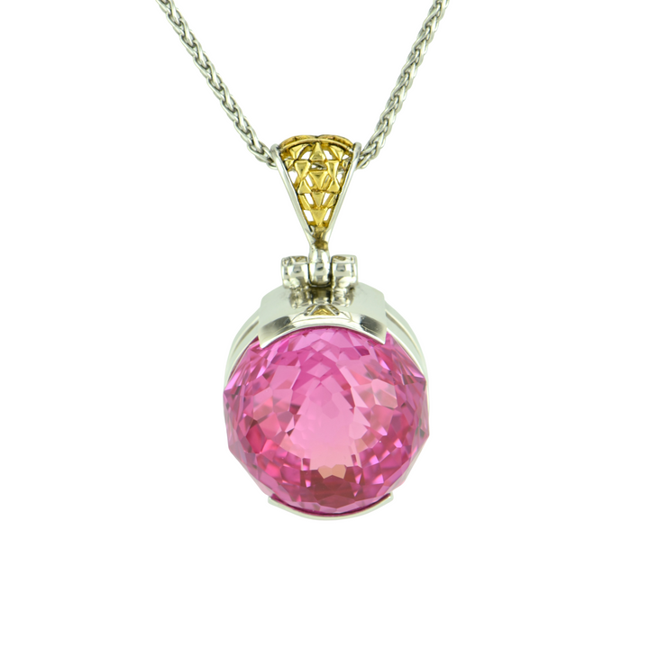 Shasta Pink Sapphire Pendant