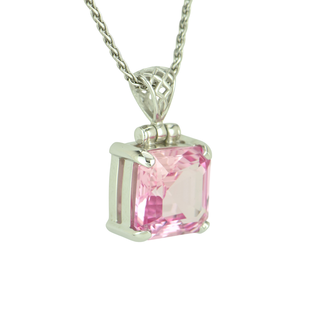 Imperial Pink Sapphire Pendant