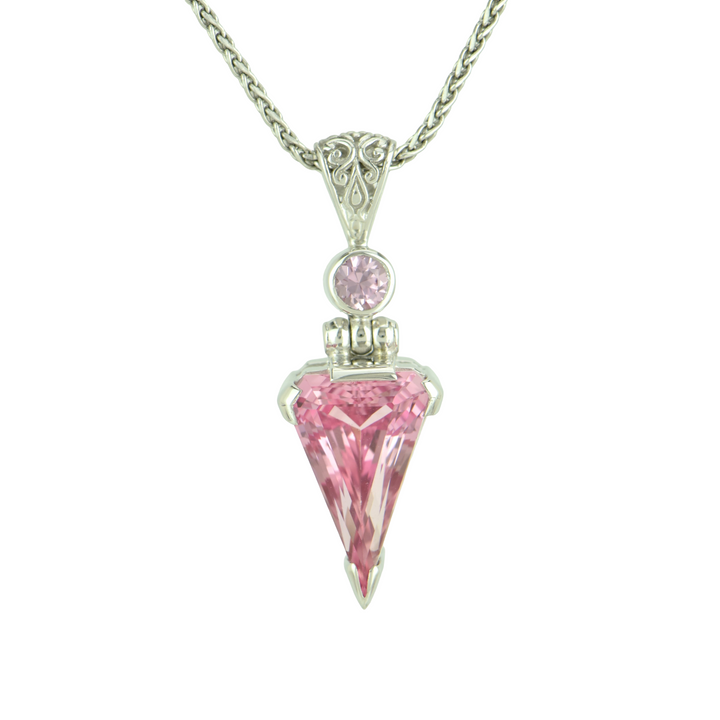 Imperial Pink Sapphire Pendant