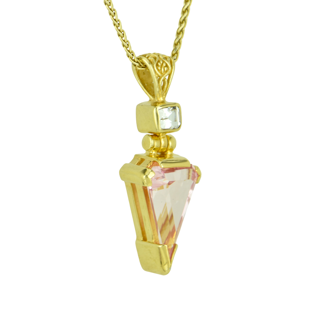 Imperial Pink Sapphire Pendant