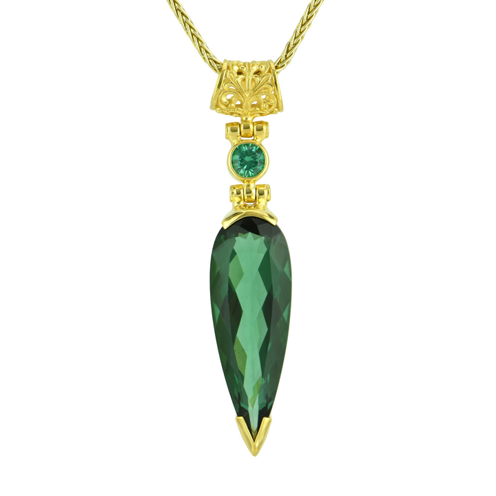 Green Hydro Quartz Pendant