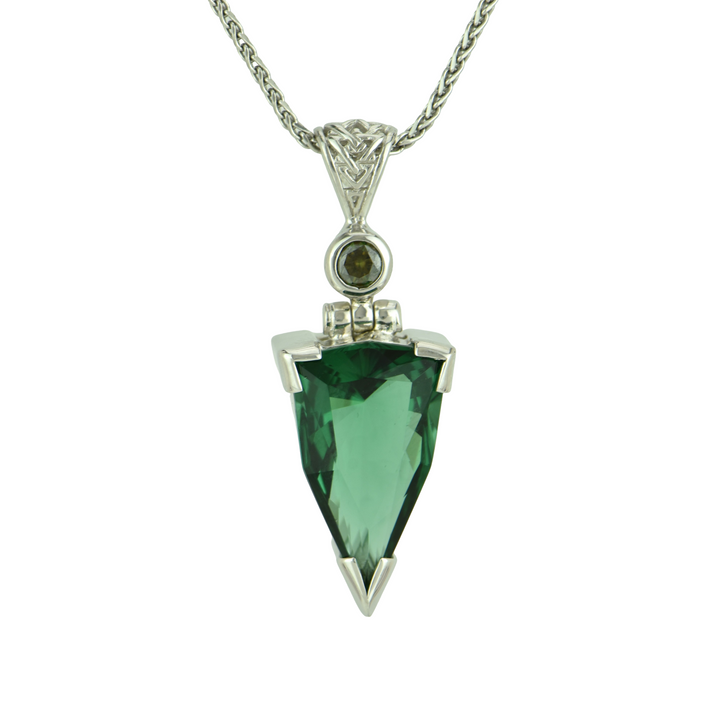 Green Hydro Quartz Pendant