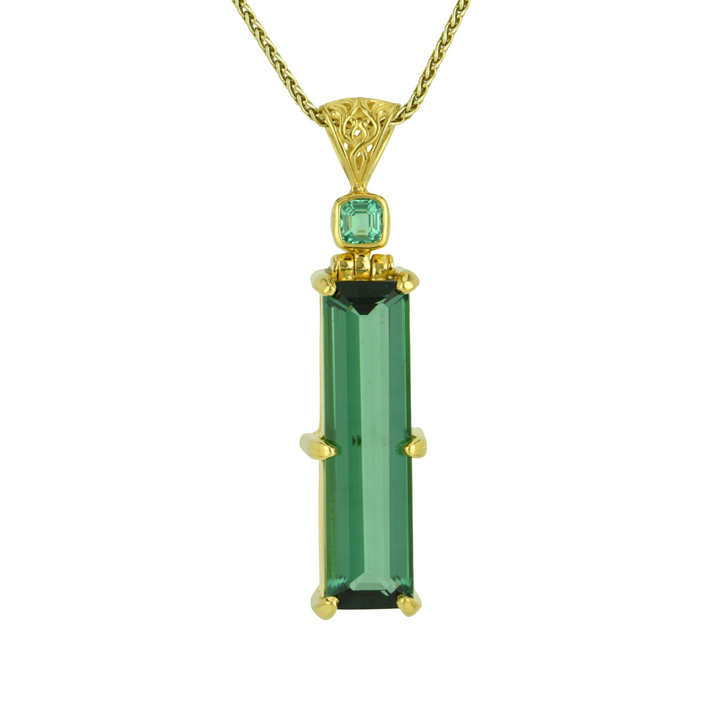 Green Hydro Quartz Pendant