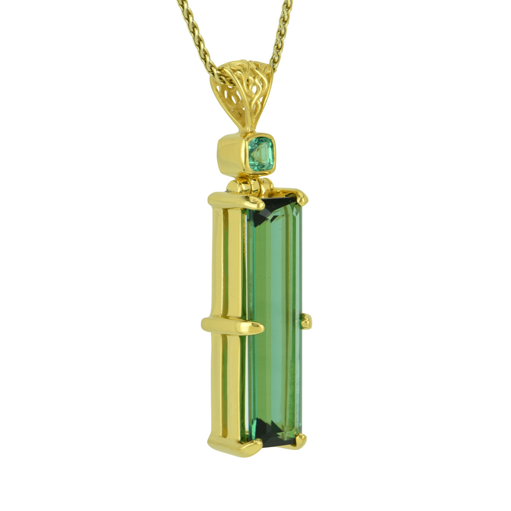 Green Hydro Quartz Pendant