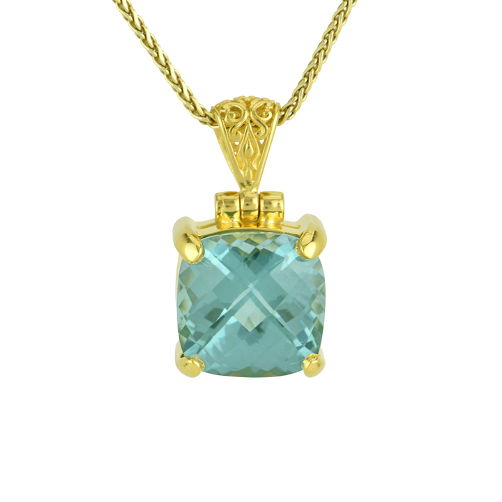 Paraiba Effect Spinel Pendant
