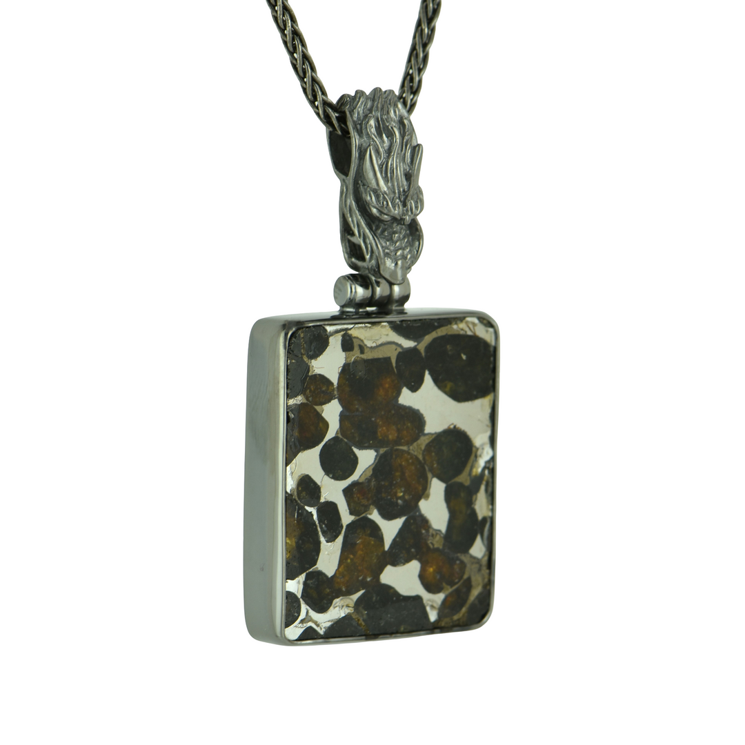 Sericho Pallasite Meteorite Pendant