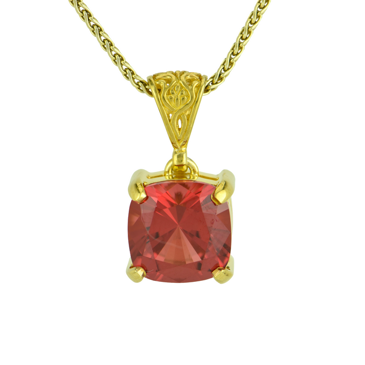 Padparadscha Sapphire Pendant