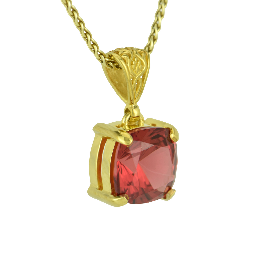 Padparadscha Sapphire Pendant