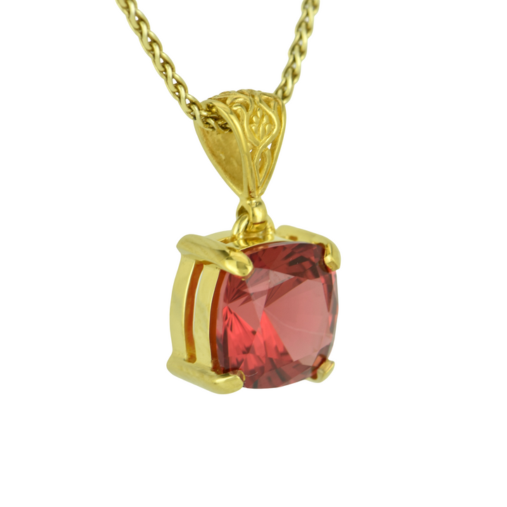 Padparadscha Sapphire Pendant