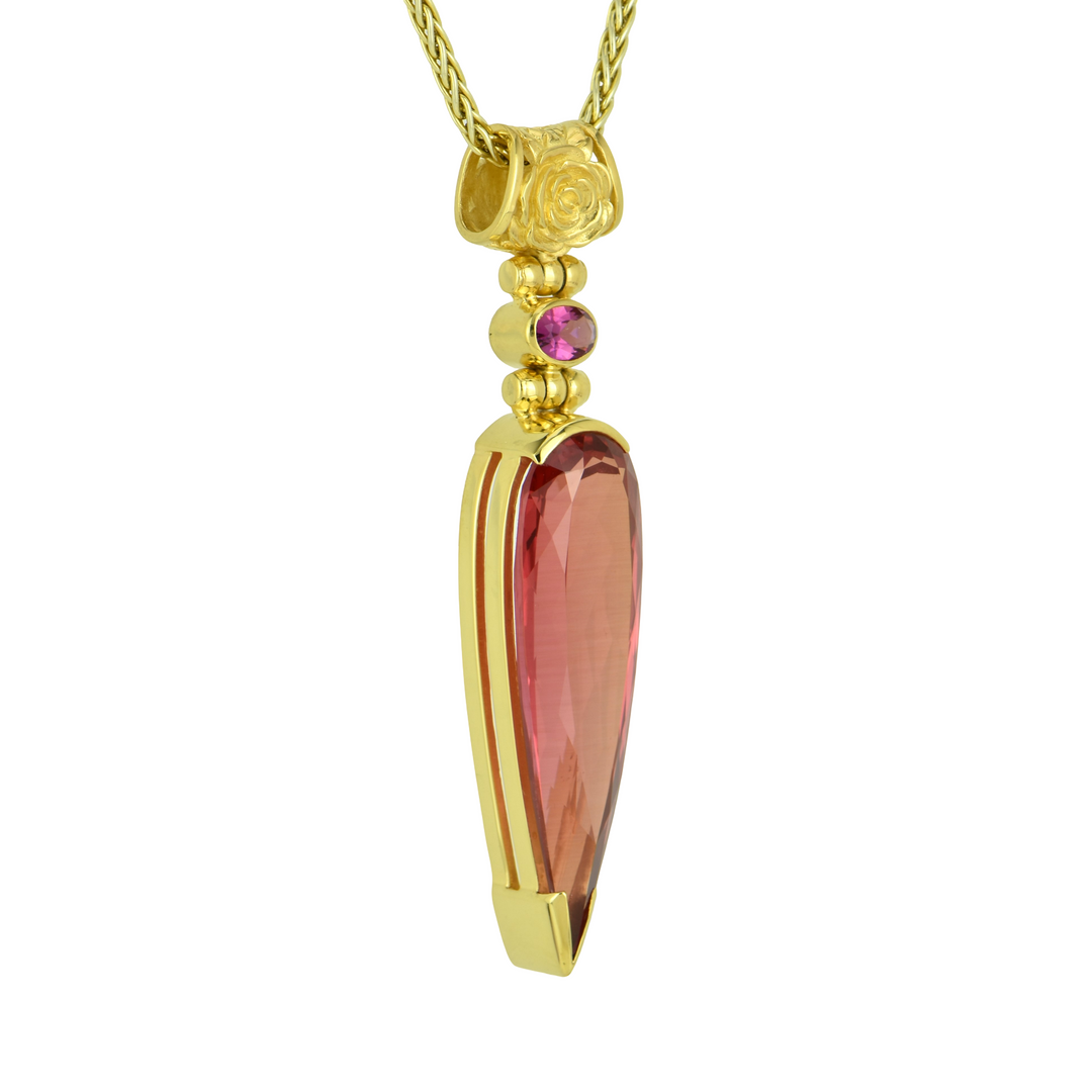 Padparadscha Sapphire Pendant