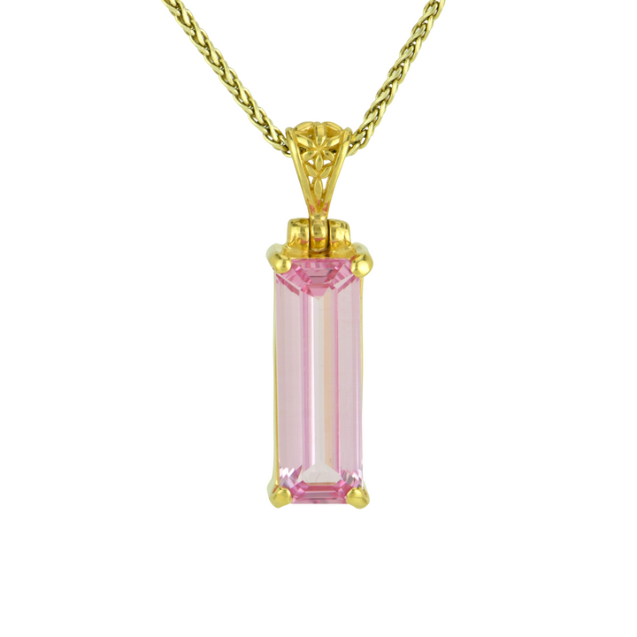 Imperial Pink Sapphire Pendant
