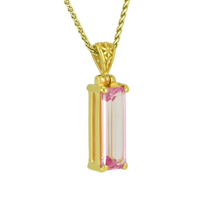 Imperial Pink Sapphire Pendant
