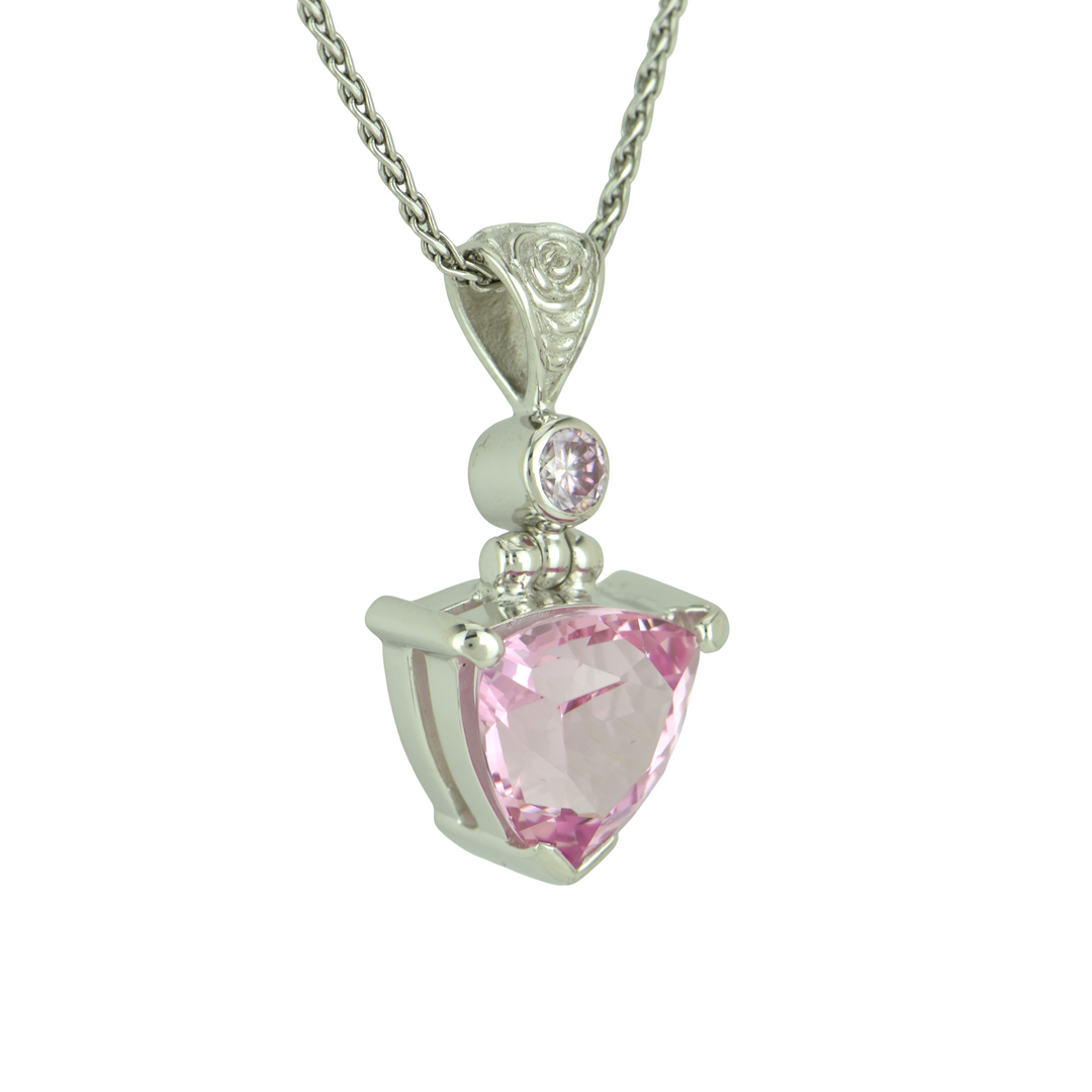 Imperial Pink Sapphire Pendant