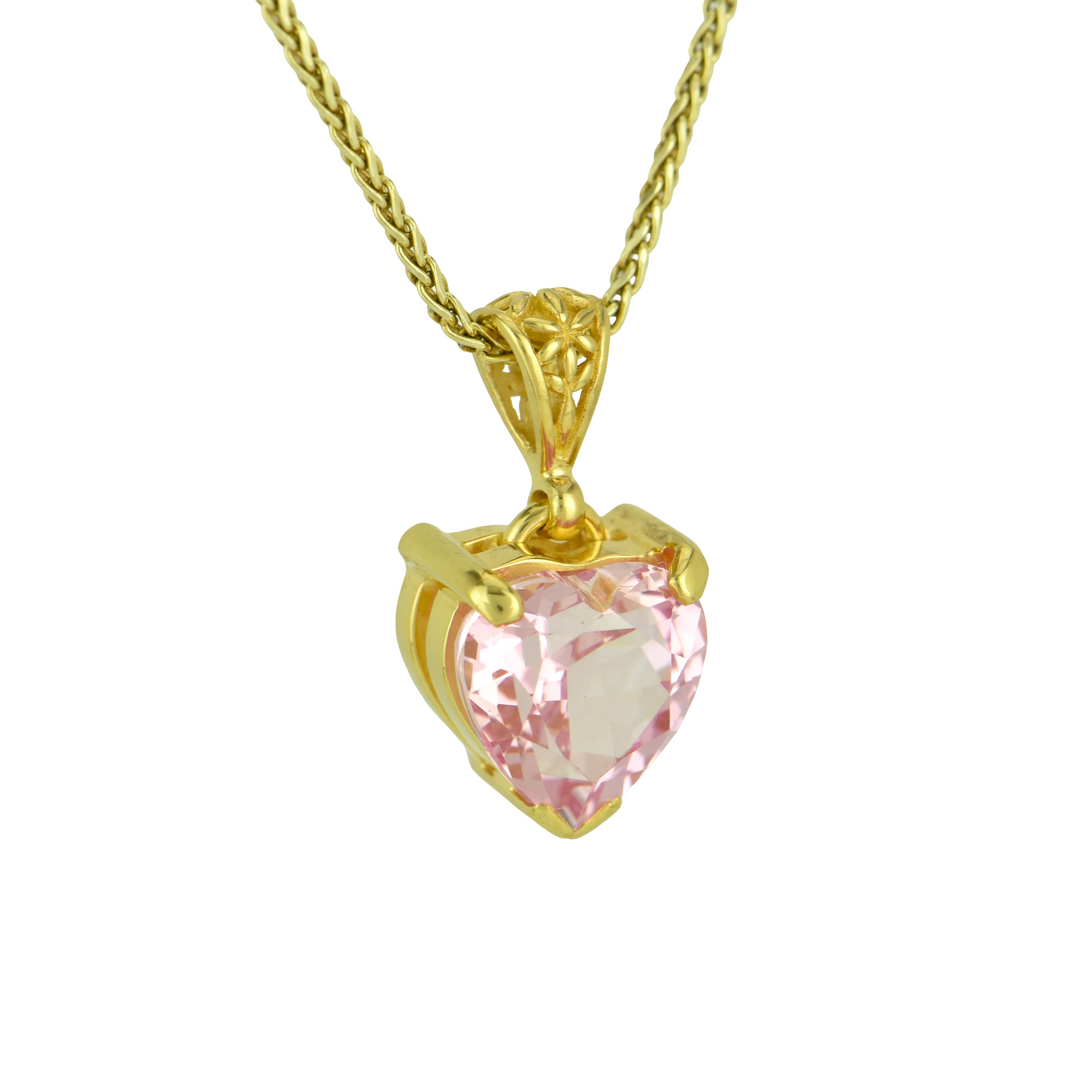 Imperial Pink Sapphire Pendant