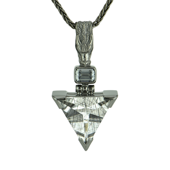 Titanium Rutilated Quartz Pendant