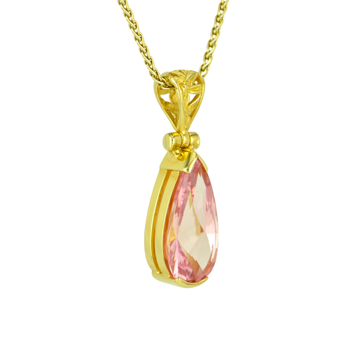 Imperial Pink Sapphire Pendant