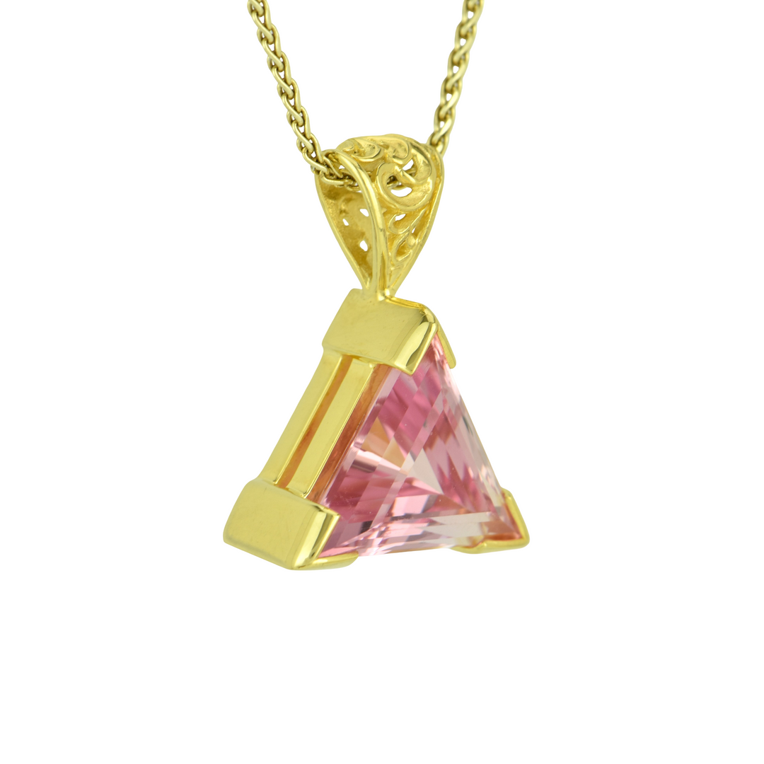 Imperial Pink Sapphire Pendant