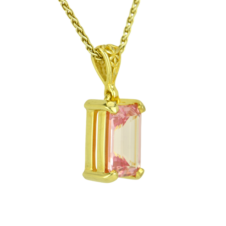 Imperial Pink Sapphire Pendant