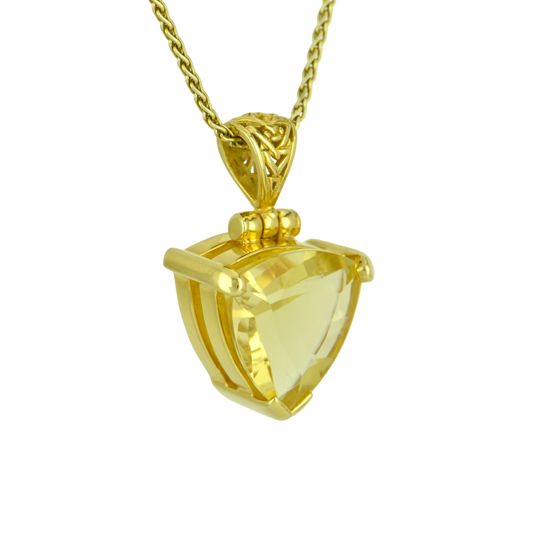 Golden Labradorite Pendant