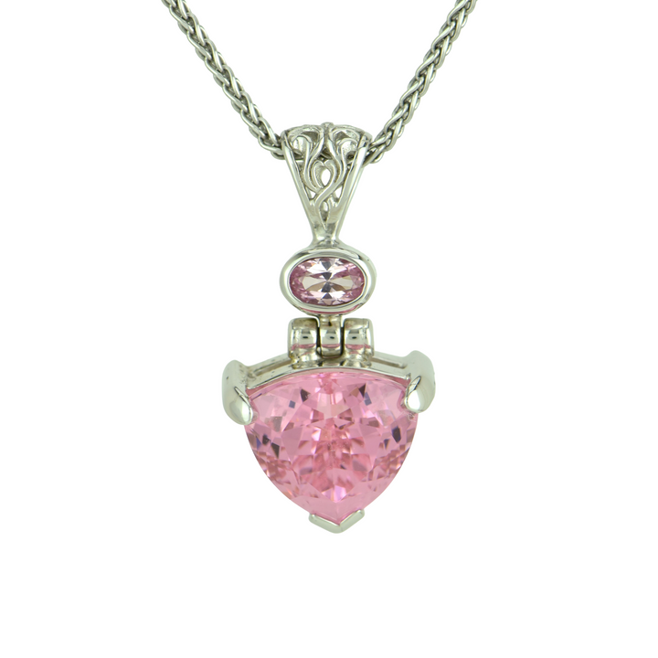 Yag Pink Garnet Pendant