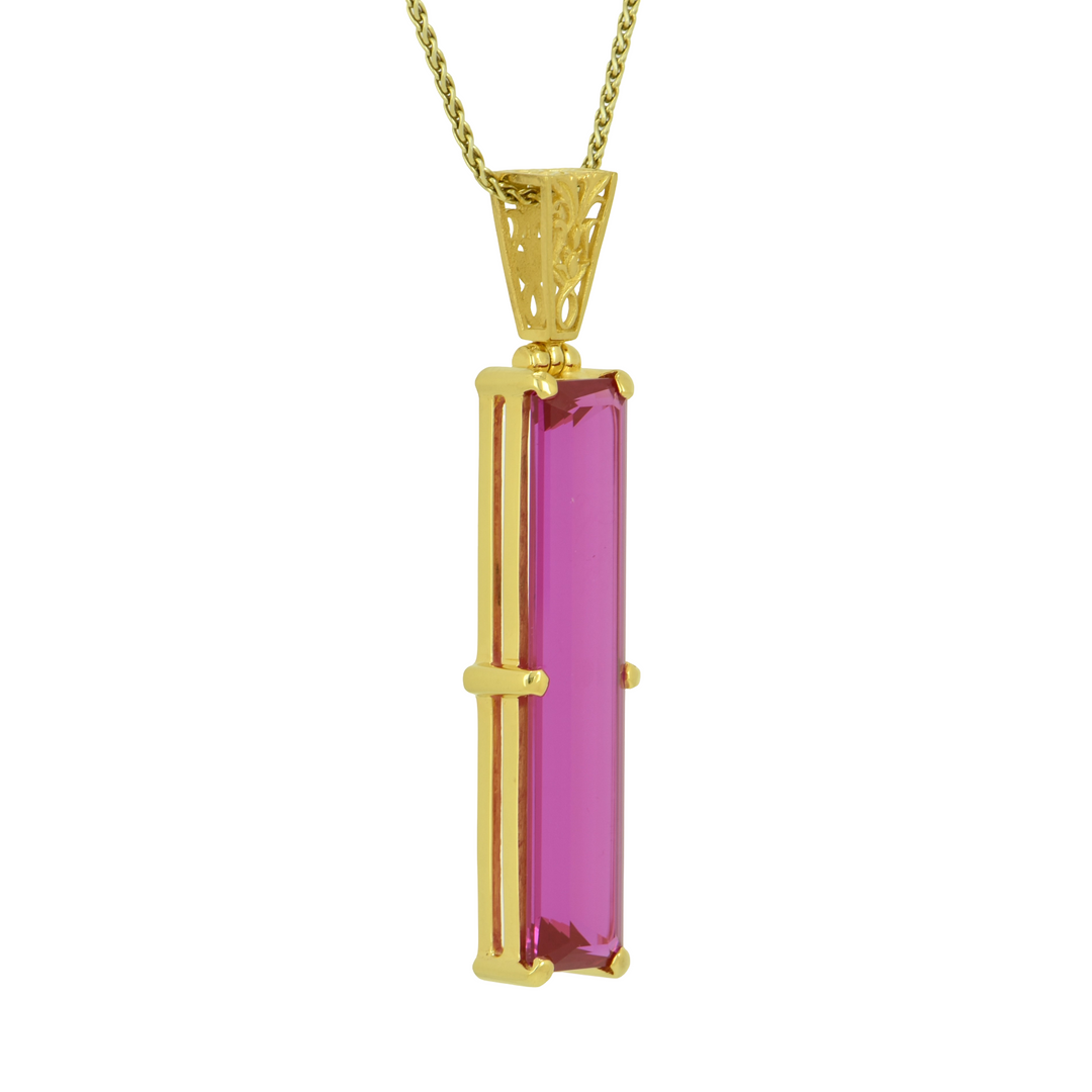 Parvati Pink Sapphire Pendant