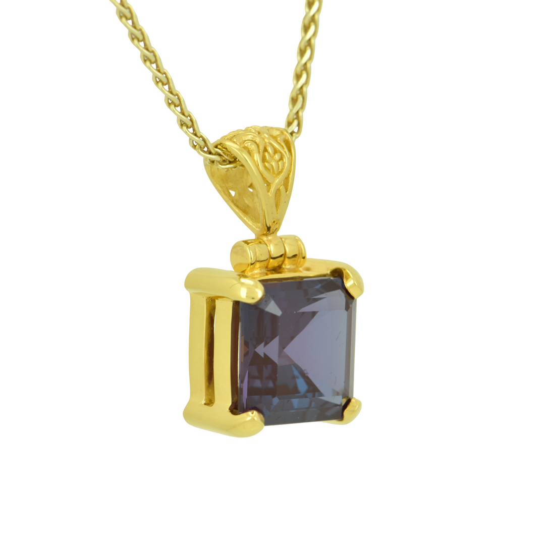 Alexandrite Chrysoberyl Pendant