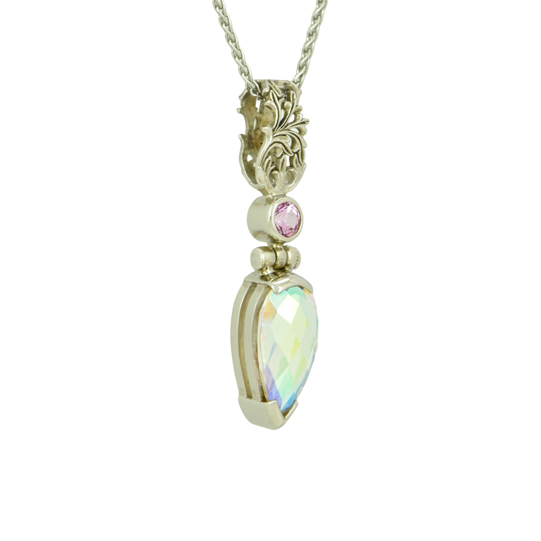Angel Aura Amour Mystic Quartz Pendant