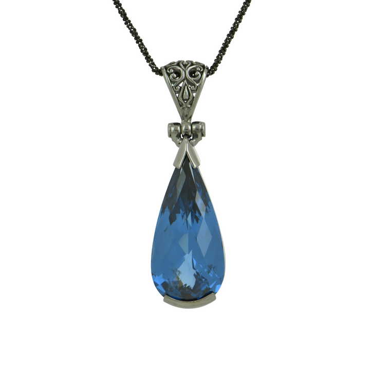 Blue Green Spinel Pendant