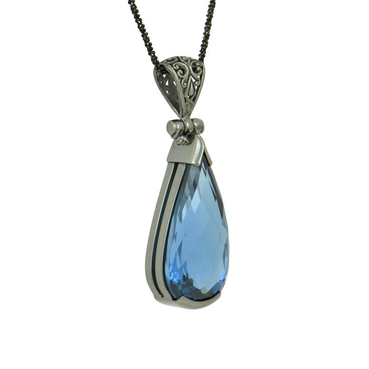 Blue Green Spinel Pendant