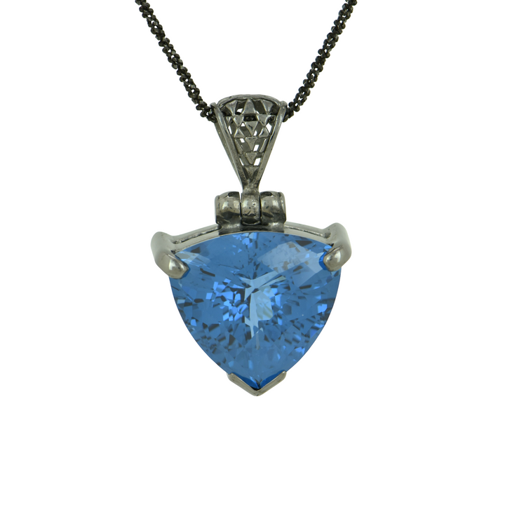 Blue Green Spinel Pendant