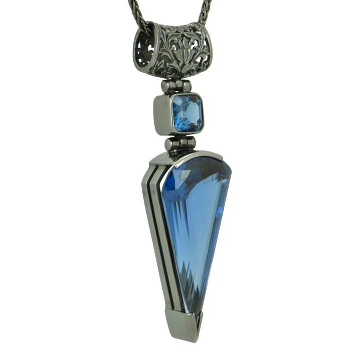 Blue Green Spinel Pendant