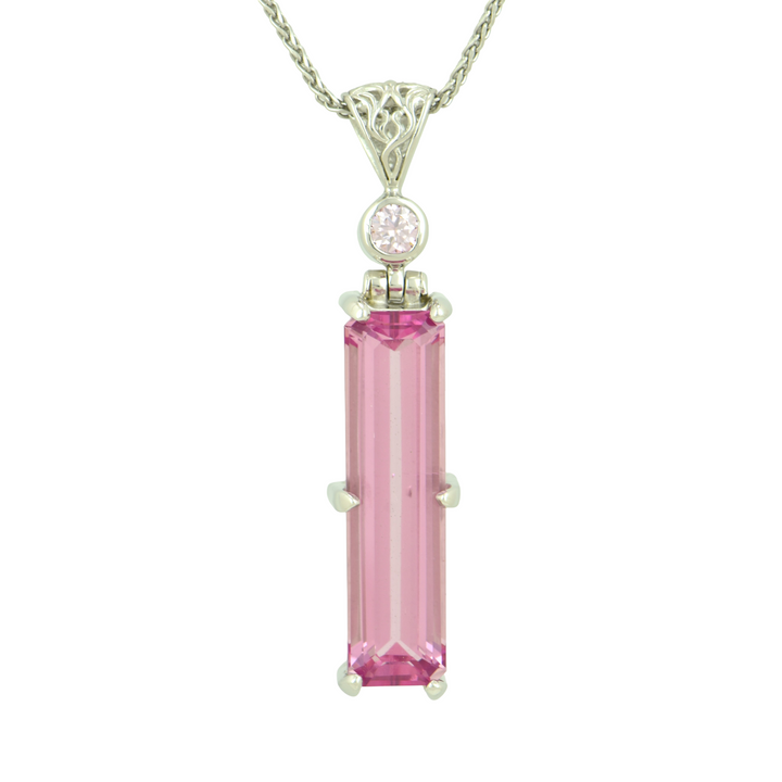 Pink Biron Emerald Pendant