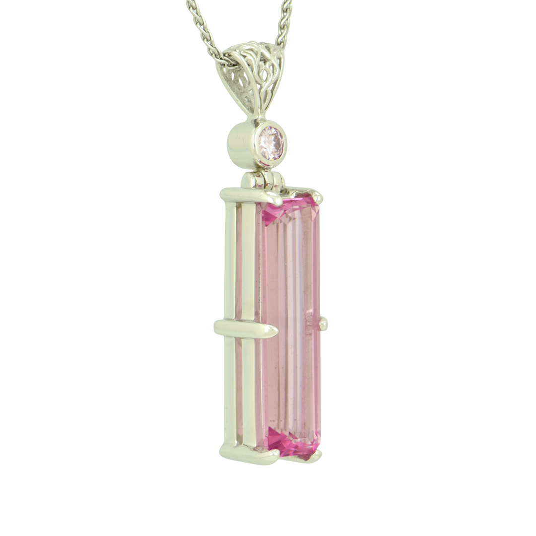 Pink Biron Emerald Pendant