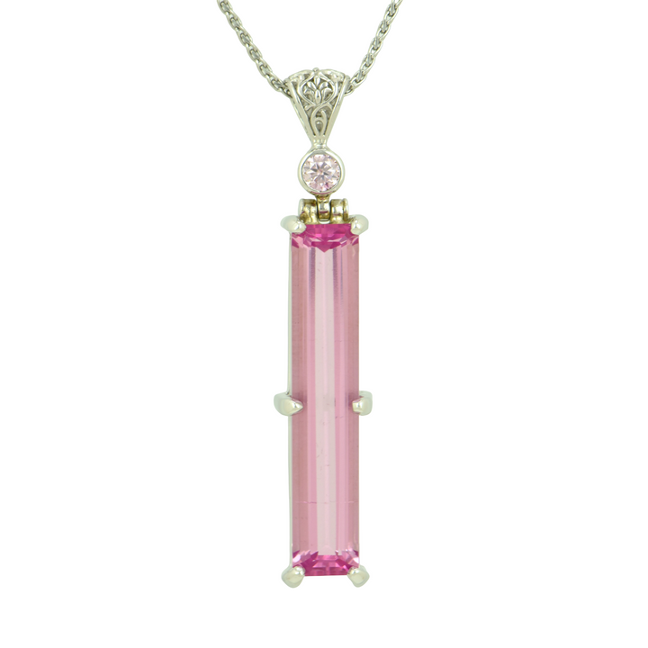 Pink Biron Emerald Pendant